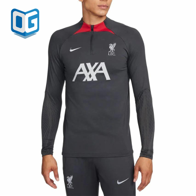 Nike/耐克正品男士字母干爽舒适修身足球长袖T恤FD7090-063