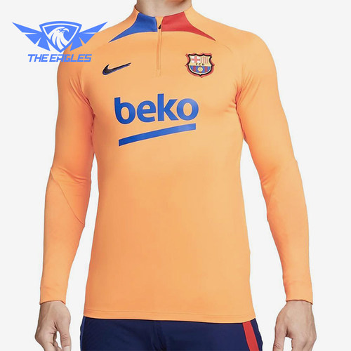 Nike/耐克正品春夏新款男士立领修身训练运动足球长袖DH7682-837