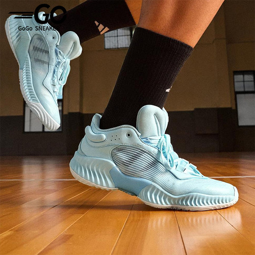 Adidas/阿迪达斯正品男士训练减震耐磨运动低帮系带篮球鞋JH5839