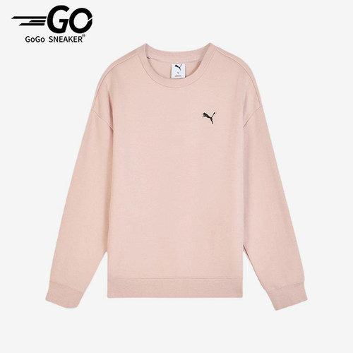 Puma/彪马正品FW25宽松圆领女针织休闲舒适轻便卫衣692902-93