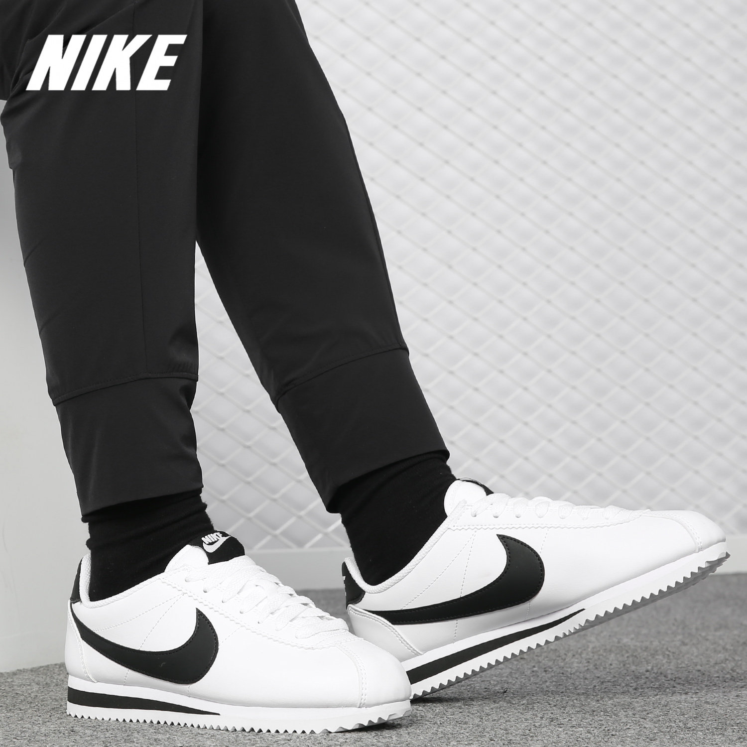 Nike/耐克官方正品新款Classic Cortez Leather鞋807471-101
