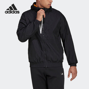 Adidas/阿迪达斯正品运动休闲男子宽松连帽夹克外套HF4851