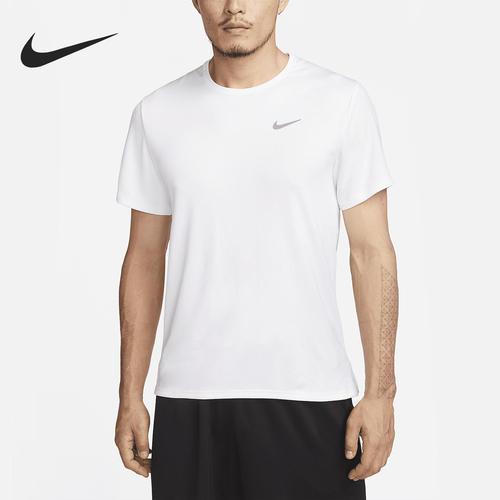 Nike/耐克正品Dri-FIT Miler 男子运动短袖跑步T恤DV9316-100