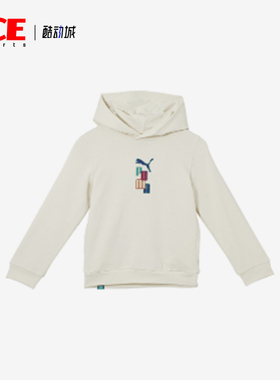 Puma/彪马正品夏季大童套头时尚连帽运动休闲印花卫衣679270-99
