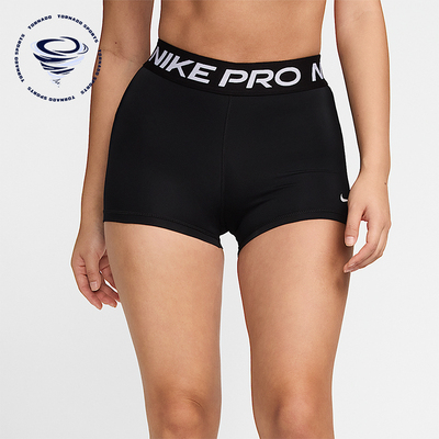 Nike/耐克正品2025女士休闲舒适字母运动紧身训练短裤CZ9860-010