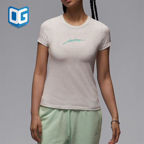 Nike/耐克正品2025夏季款女士透气运动经典针织印花T恤IB7029-051