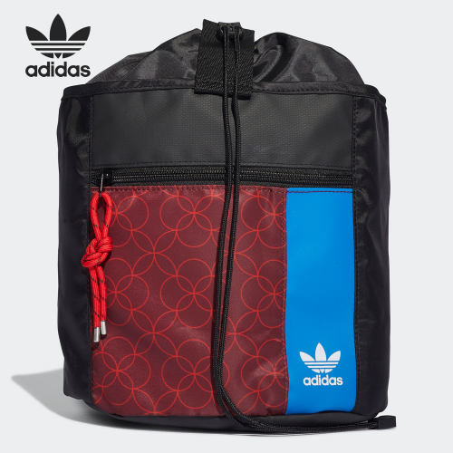 Adidas/阿迪达斯正品三叶草当季男女CNY水桶包双肩包HI1025