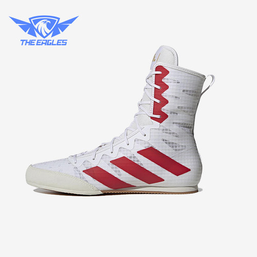 Adidas/阿迪达斯正品Box Hog 4男女运动格斗训练高帮拳击鞋HP9613