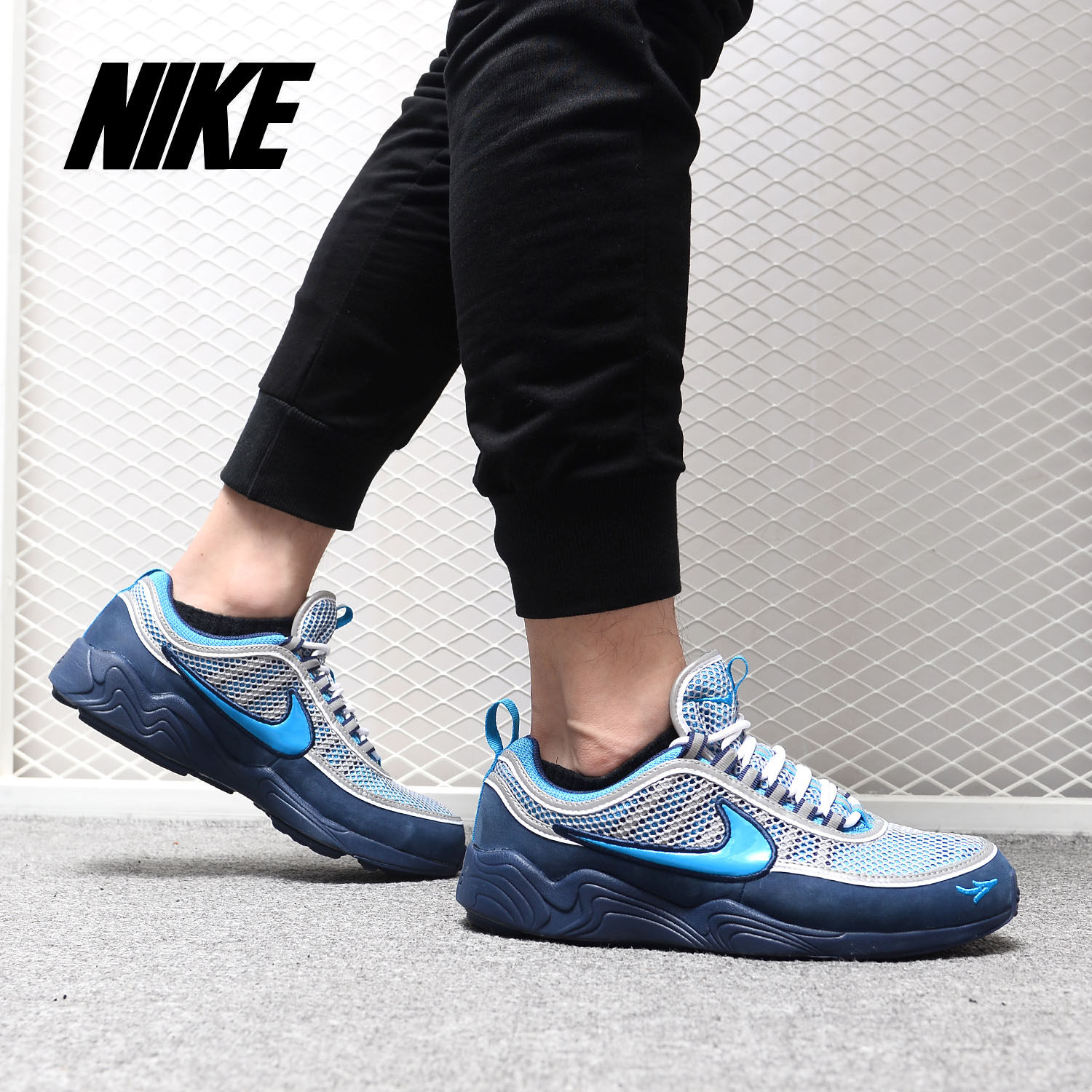 Nike/耐克正品Stash x Air Zoom Spiridon16涂鸦联名跑步鞋AH7973
