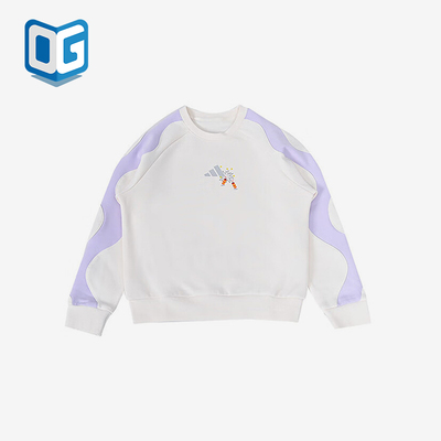 阿迪达斯小童针织套头运动卫衣