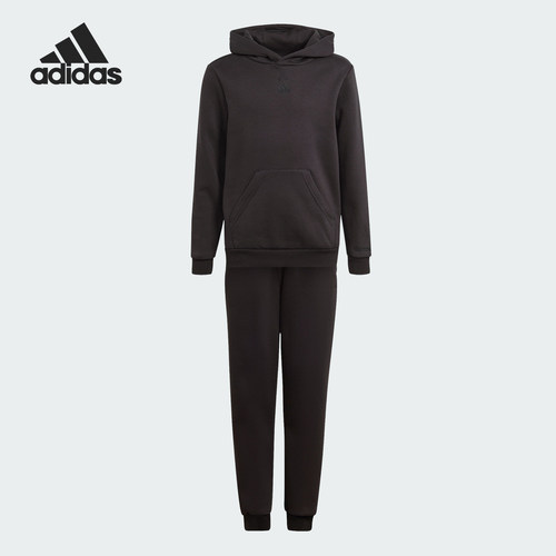 Adidas/阿迪达斯正品秋冬新款大童加绒运动休闲套装HN3478