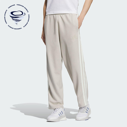 Adidas/阿迪达斯正品2025春季款男士针织经典运动休闲长裤KC3902
