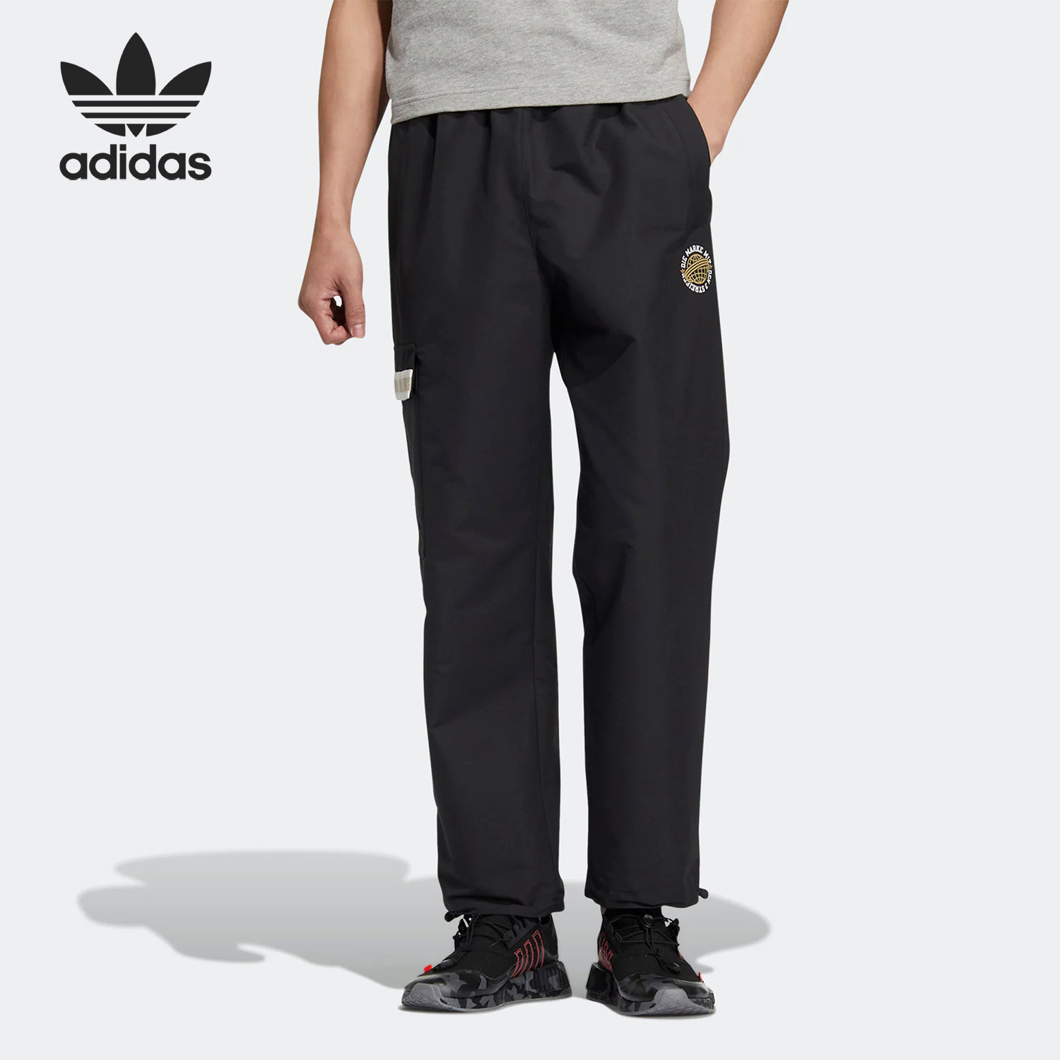 Adidas/阿迪达斯正品三叶草新款男子舒适运动休闲长裤HS2011