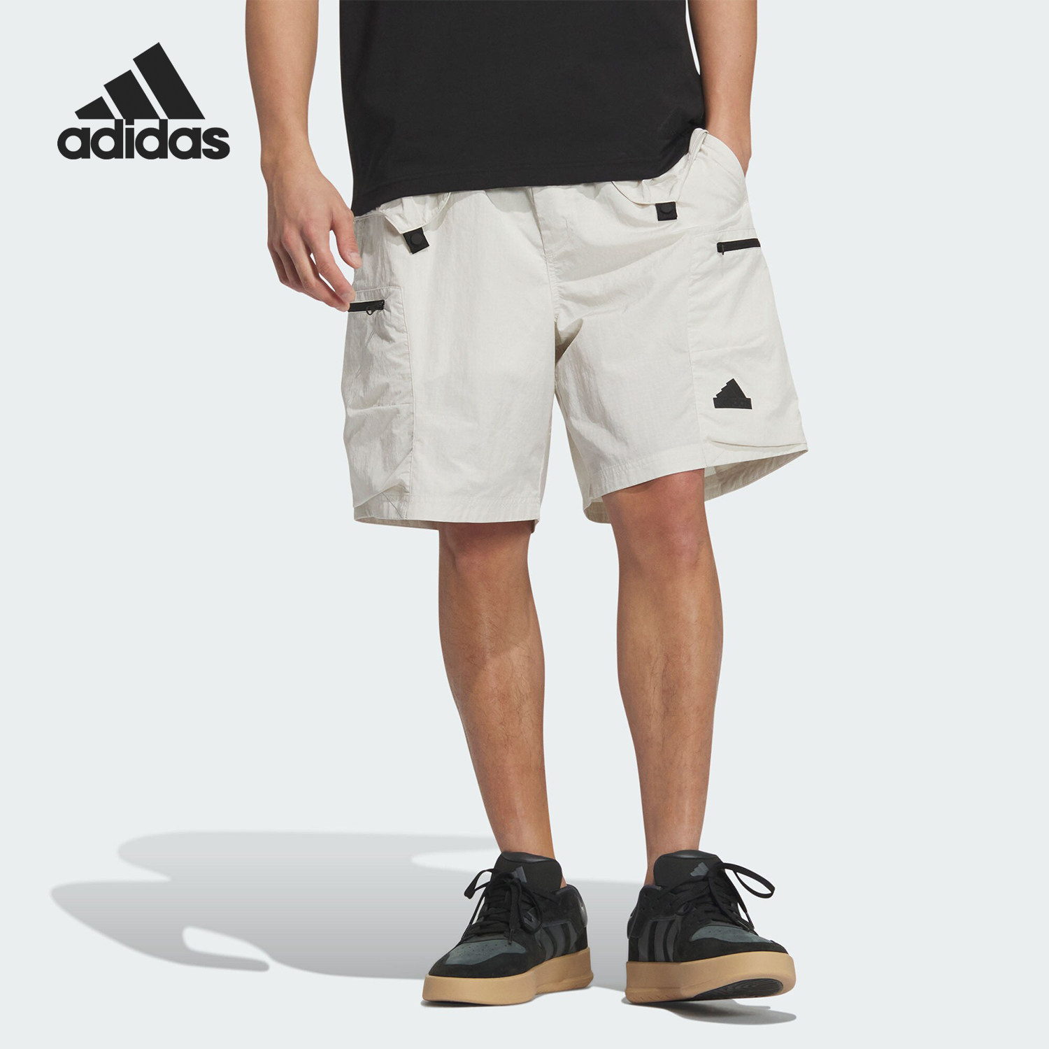 Adidas/阿迪达斯正品FUSTL WV SHORT 男士工装梭织短裤JI9898