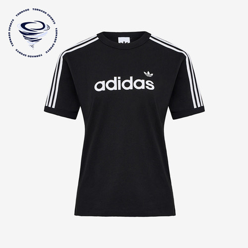 Adidas/阿迪达斯正品三叶草LINEART-SHIRT新款经典短袖T恤HZ9542