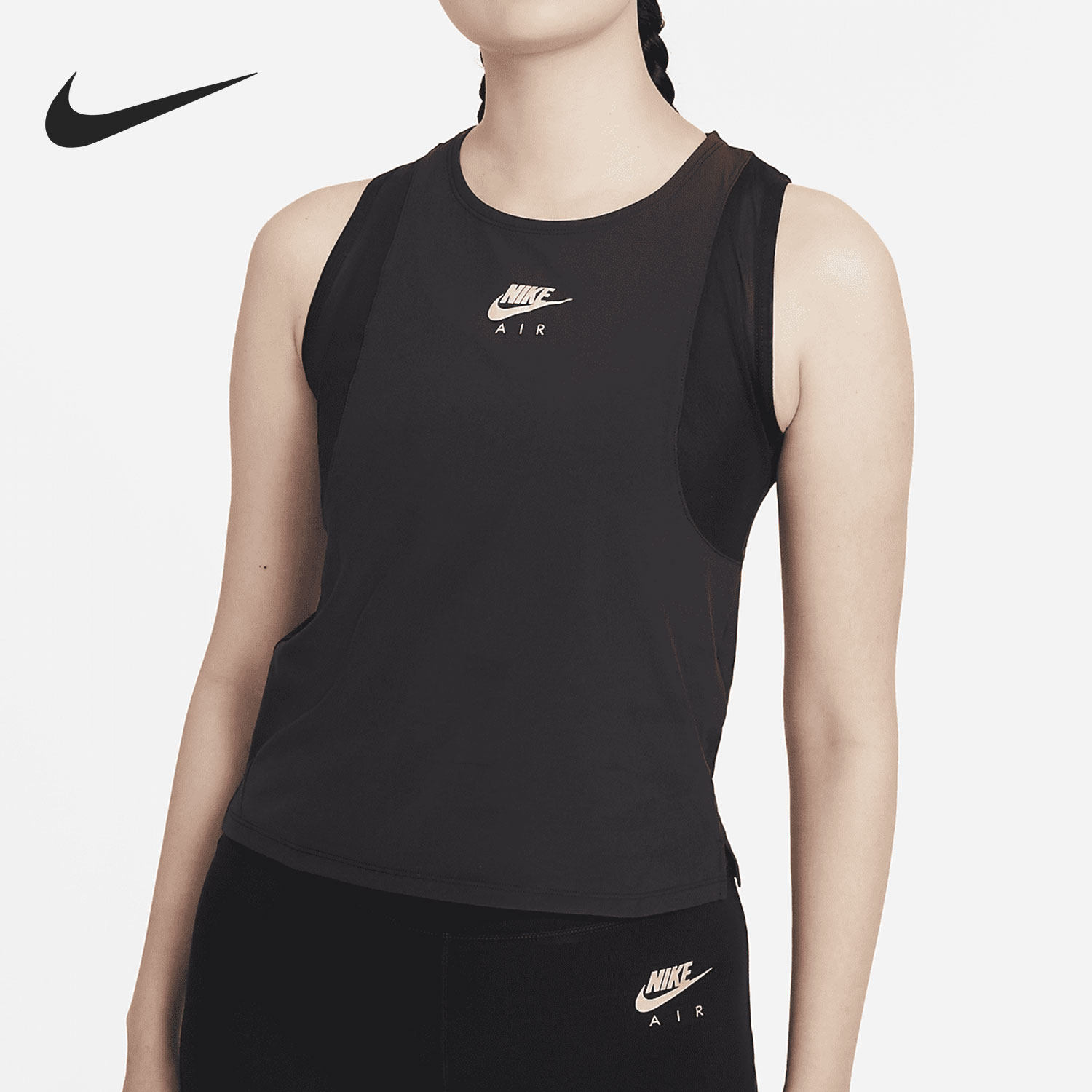 Nike/耐克正品女子反光透气网眼跑步运动无袖背心 CZ9378-010,运动服/休闲服装,运动T恤,淘宝优惠券,粉丝福利购,淘宝优惠卷
