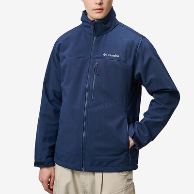 Columbia/哥伦比亚正品户外男子运动绒里保暖软壳衣WE5309