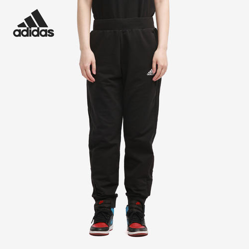 adidas正品夏季女子修身运动长裤