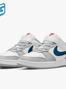 Nike/耐克正品Court Borough Low 2 大童运动休闲鞋 BQ5451-117