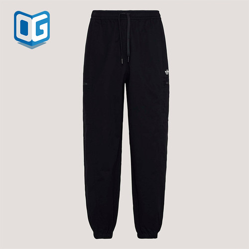Adidas/阿迪达斯正品三叶草男士系带经典亲肤梭织运动裤KY5771