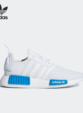 Adidas/阿迪达斯正品 NMD_R1 J BOOST 女子低帮运动休闲鞋AQ1785