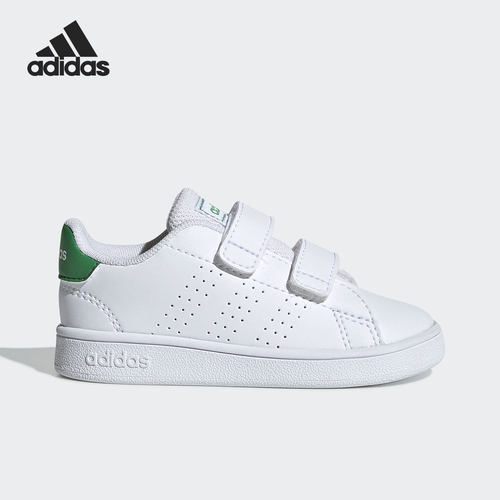 Adidas/阿迪达斯正品NEO休闲婴童低帮轻便魔术贴运动鞋EF0301