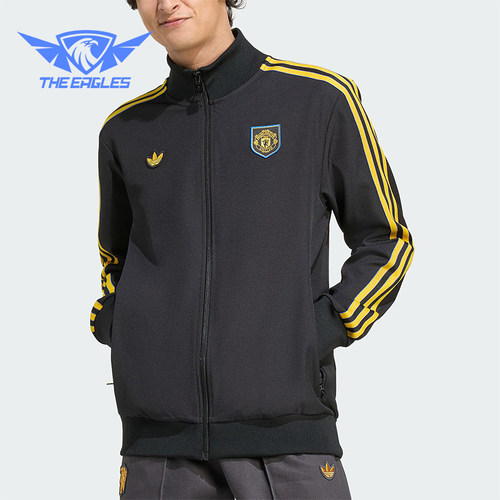 Adidas/阿迪达斯正品三叶草男士运动足球拉链训练夹克外套KC2810