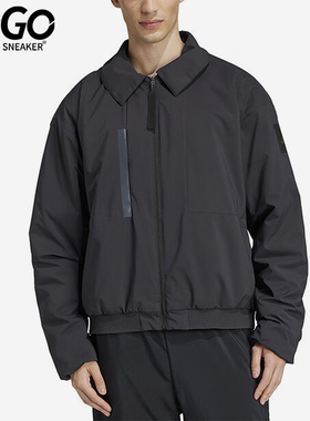 Adidas/阿迪达斯正品运动男士翻领经典拉链宽松棉服JD6663