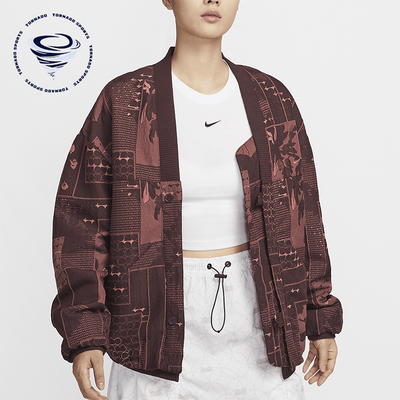 耐克女士运动时尚休闲宽松外套