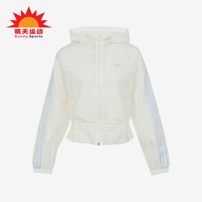 Adidas/阿迪达斯正品三叶草儿童训练拉链运动经典休闲外套KX7608