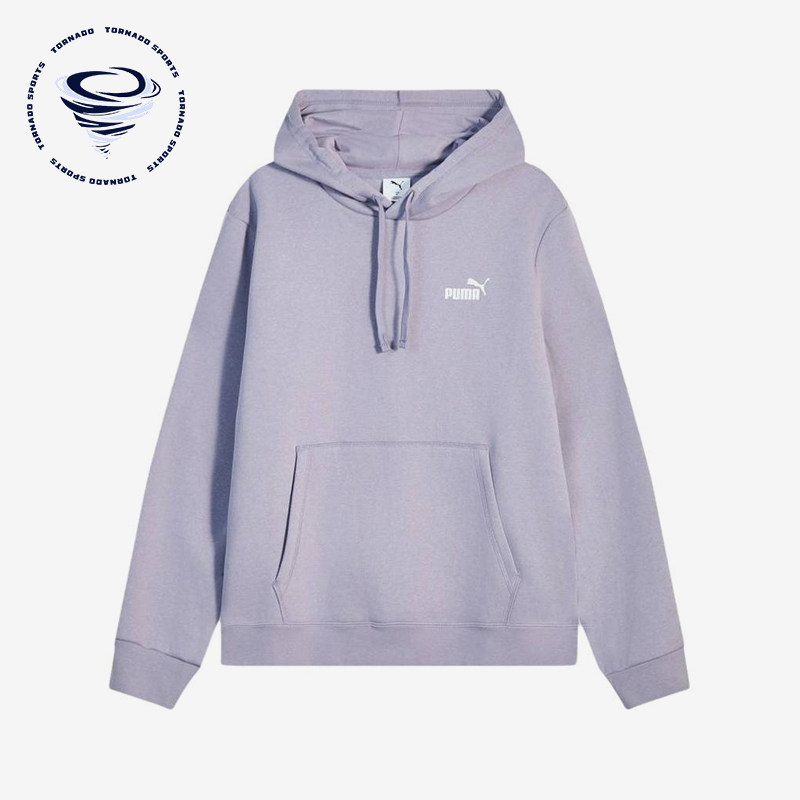 Puma/彪马正品男紫色保暖透湿连帽休闲舒适经典轻便卫衣692909-89