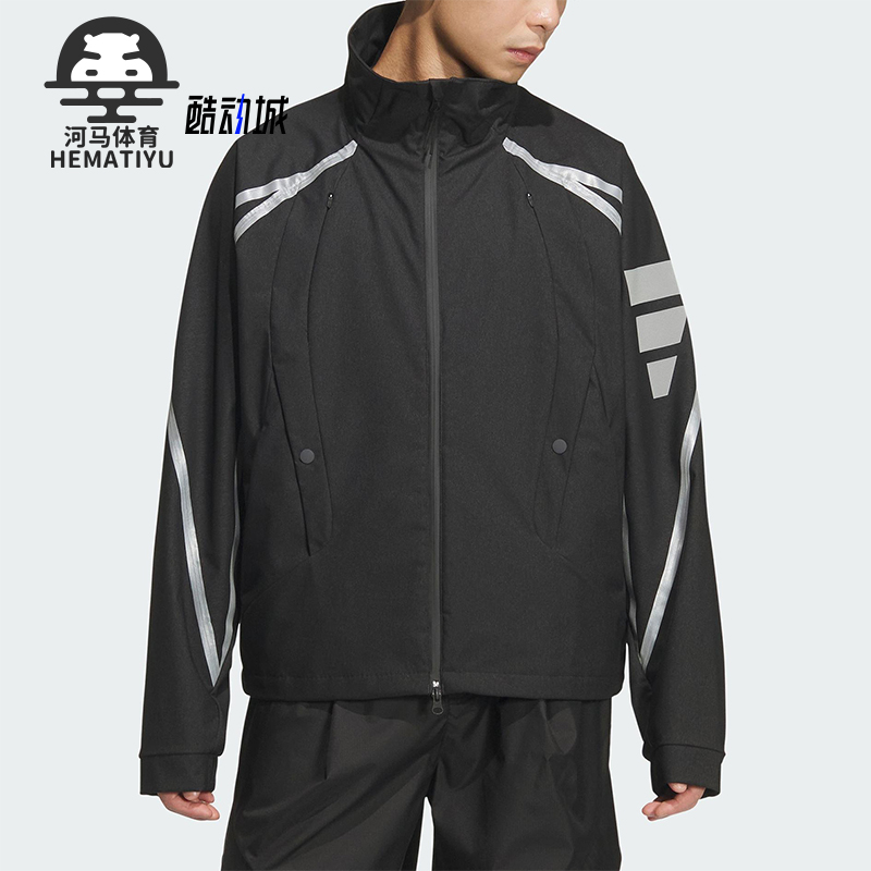 Adidas/阿迪达斯正品FOS REFL WVN JK男士运动梭织宽松外套KF0690