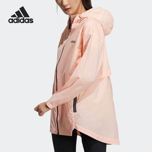 阿迪达斯女士透气运动外套
