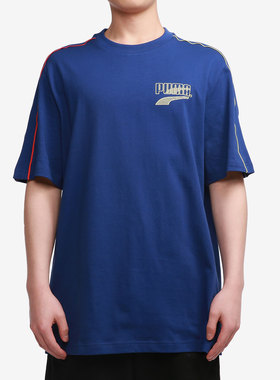 Puma/彪马正品秋冬季新款男子运动休闲透气短袖T恤 532705-12