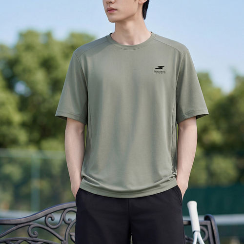 Skechers斯凯奇正品缤纷系列男女透气速干短袖T恤S6126002-0473