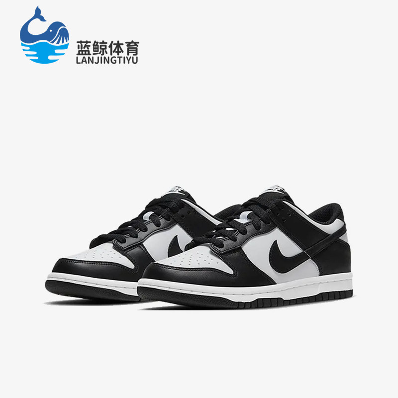 Nike/耐克正品DunkLow新款儿童黑白色校园复古板鞋CA1570-006