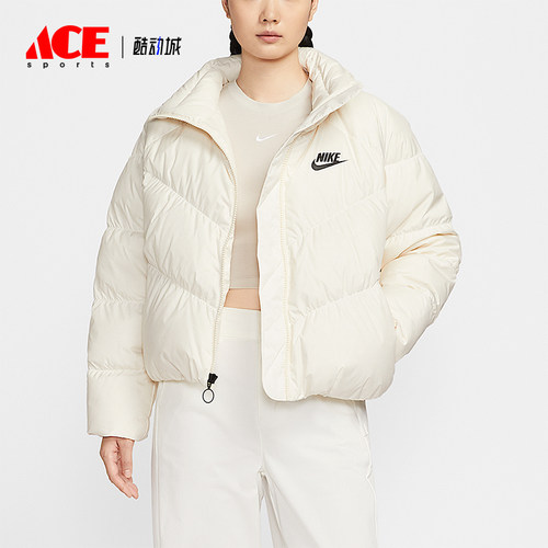 Nike/耐克正品冬季女士保暖日常休闲短款立领羽绒服IB2964-110