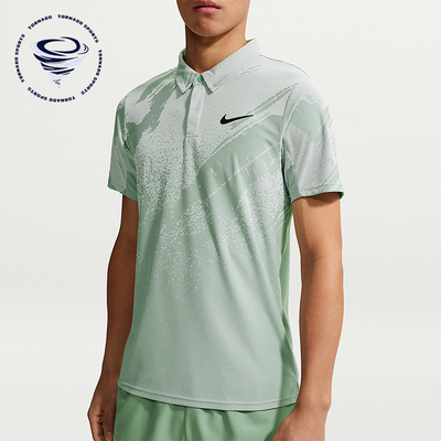 Nike/耐克正品NikeCourt新款男休闲网球经典翻领T恤IB1029-006