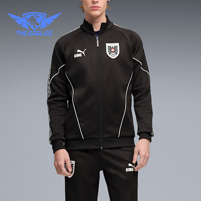 Puma/彪马正品KING新款男黑白色足球训练经典夹克外套783907-14