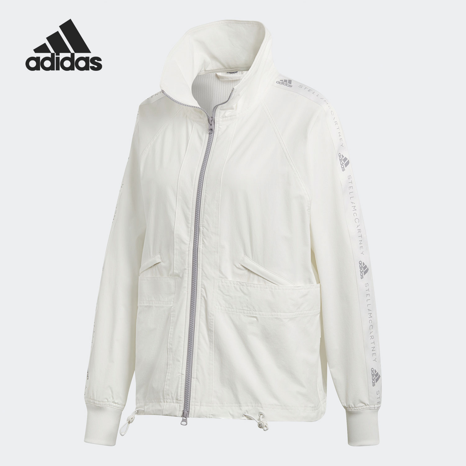 Adidas/阿迪达斯官方正品 SMC 女子高立领运动夹克外套 DW9573