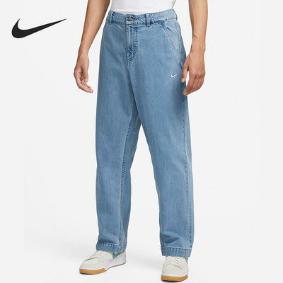 Nike/耐克正品CORDURA丹宁直筒男子运动牛仔长裤DV8918-493