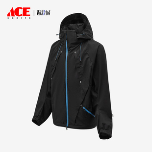 Adidas/阿迪达斯正品撞色拉链连帽长袖夹克经典男夹克外套KR0413