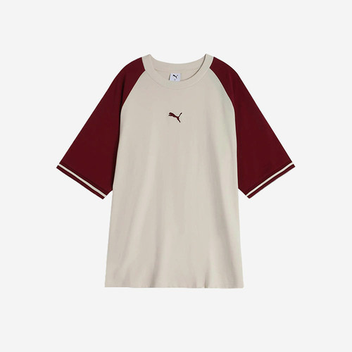 Puma/彪马官方正品2025春夏新款男女针织休闲运动短袖633856-94