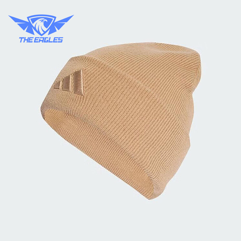 Adidas/阿迪达斯正品NEW LOG BEA CUF男女经典保暖绒线帽KB9148