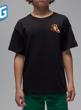 Nike/耐克正品JORDAN大童日常休闲经典透气运动短袖IO2294-010