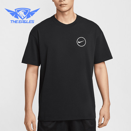 Nike/耐克正品夏季新款男士休闲宽松厚实柔软短袖T恤HJ3407-010