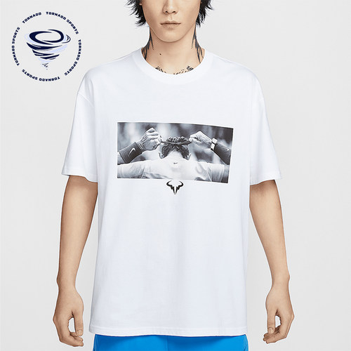 Nike/耐克正品Rafael Nadal 男士宽松透气短袖T恤IM5971-100