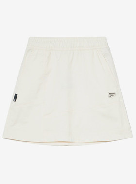 Puma/彪马正品新款女士简约日常休闲柔软亲肤吸汗运动半身裙