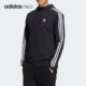 Adidas 运动连帽男子宽松实战夹克外套HD4670 阿迪达斯正品