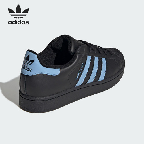 Adidas/阿迪达斯正品三叶草女士系带耐磨低帮皮革板鞋JS1338
